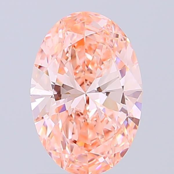 1.54 Ct. Fancy Vivid Pink Oval Lab Grown Diamond