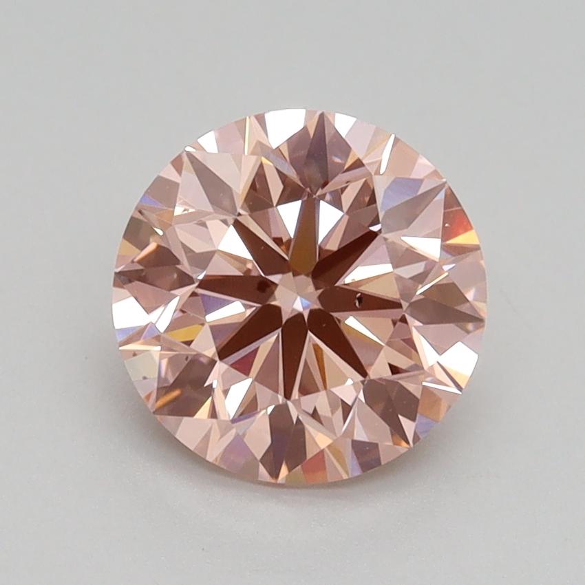 1.63 Ct. Fancy Intense Pink Round Lab Grown Diamond