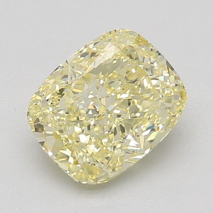1.28 Ct. Fancy Yellow Cushion Diamond