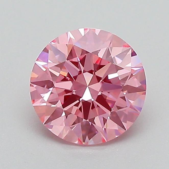 1.00 Ct. Fancy Vivid Pink Round Lab Grown Diamond