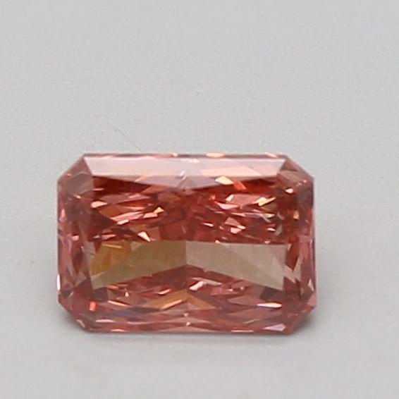 0.72 Ct. Fancy Vivid Pink Radiant Lab Grown Diamond