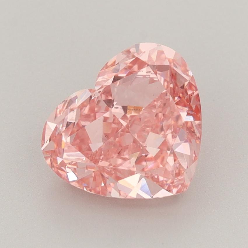 2.16 Ct. Fancy Vivid  Pink Heart Lab Grown Diamond