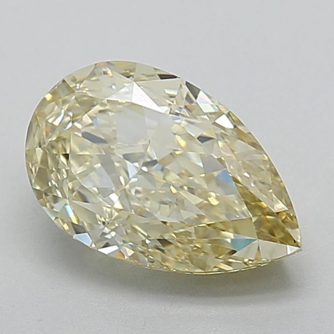 2.55 Ct. Fancy Intense Yellow Pear Lab Grown Diamond