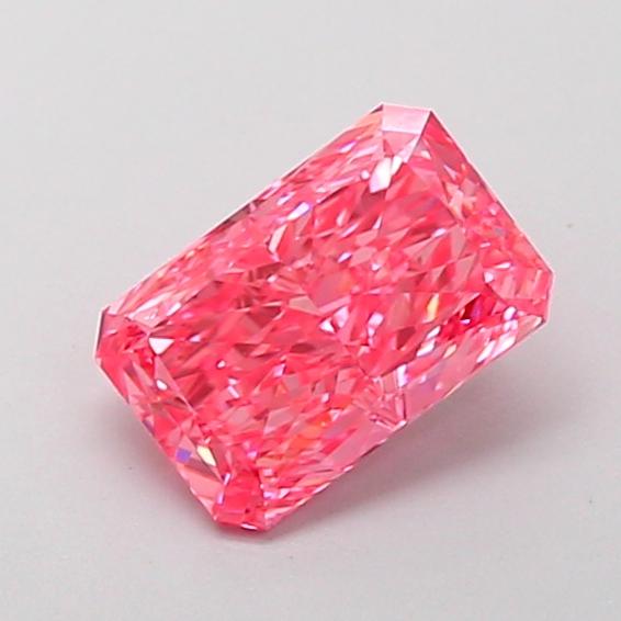 1.16 Ct. Fancy Vivid Pink Radiant Lab Grown Diamond