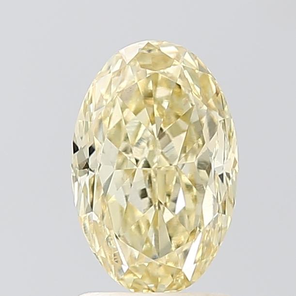 1.82 Ct. Fancy Intense Yellow Oval Lab Grown Diamond