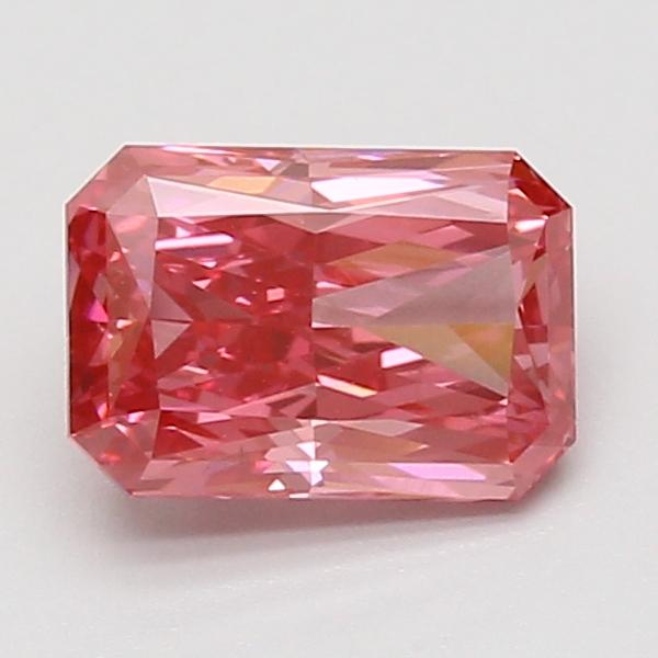 1.57 Ct. Fancy Vivid Pink Radiant Lab Grown Diamond