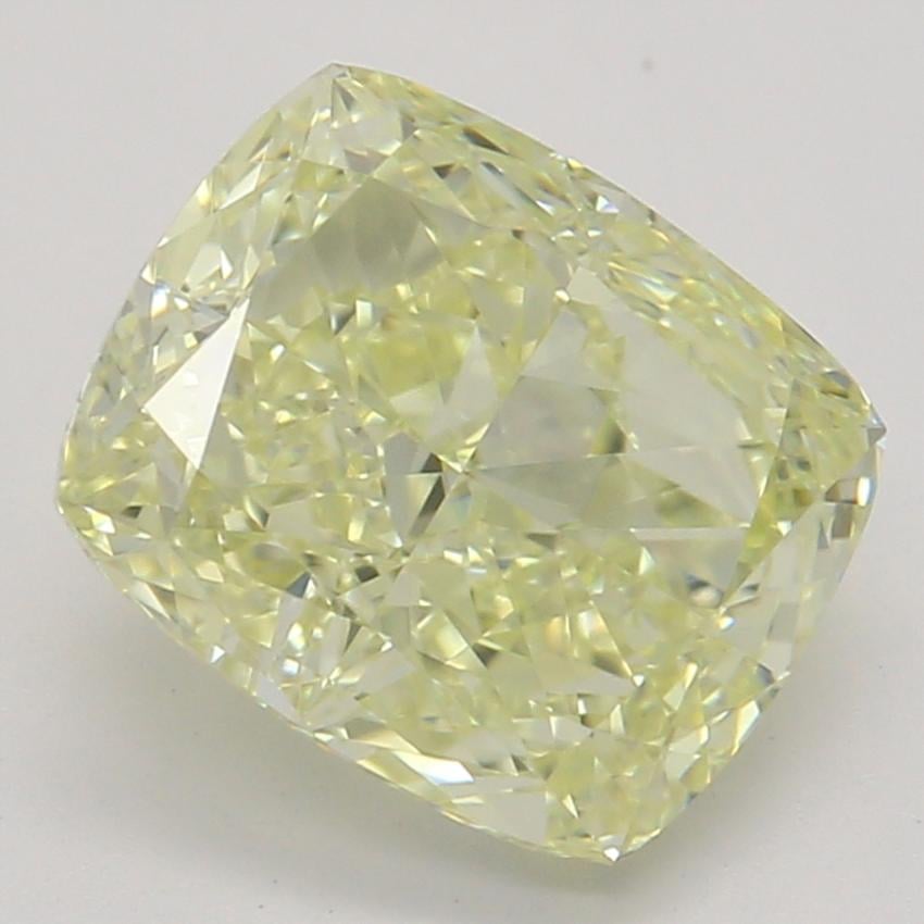 1.50 Ct. Fancy Light Yellow Cushion Diamond