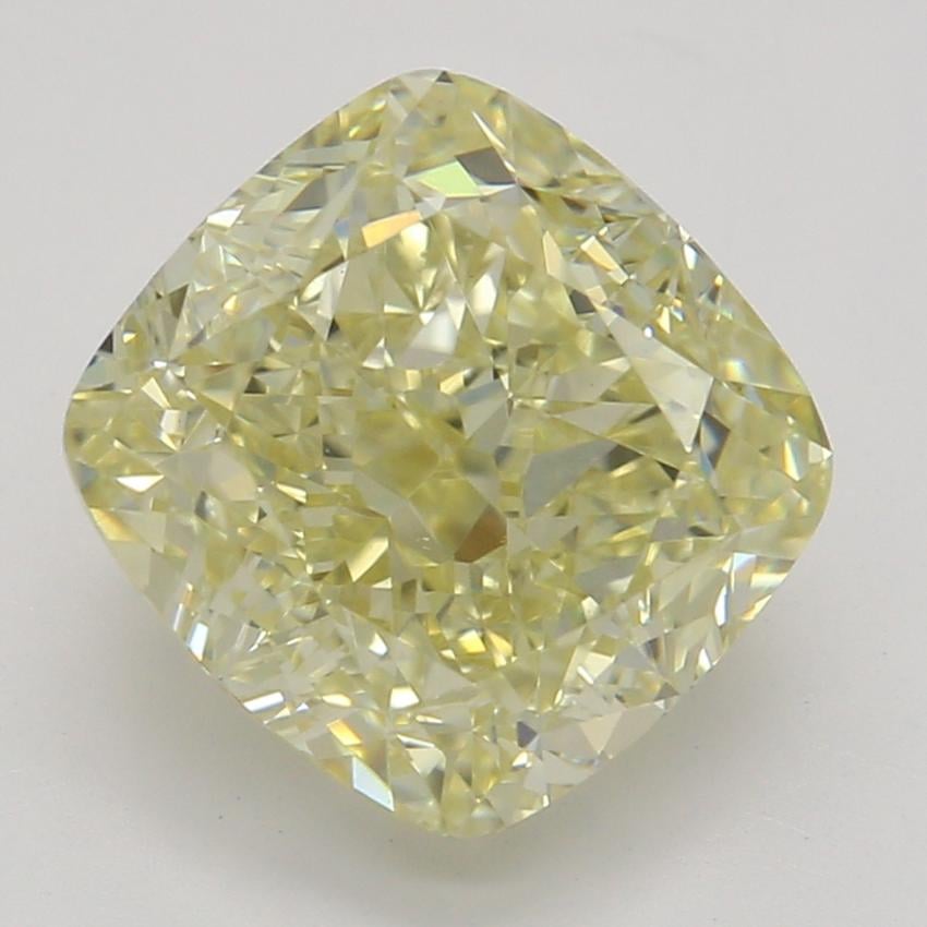 2.14 Ct. Fancy Yellow Cushion Diamond