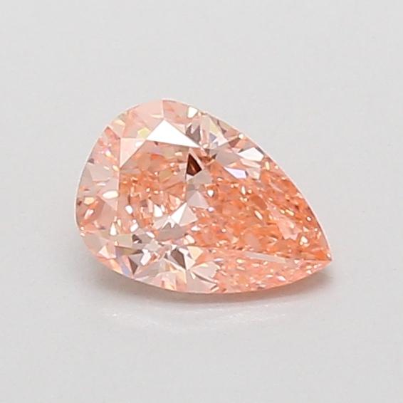 0.54 Ct. Fancy Vivid Pink Pear Lab Grown Diamond