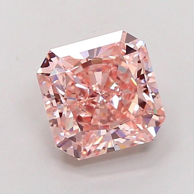 2.06 Ct. Fancy Intense Pink Radiant Lab Grown Diamond