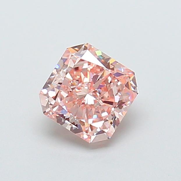 1.74 Ct. Fancy Intense Pink Radiant Lab Grown Diamond