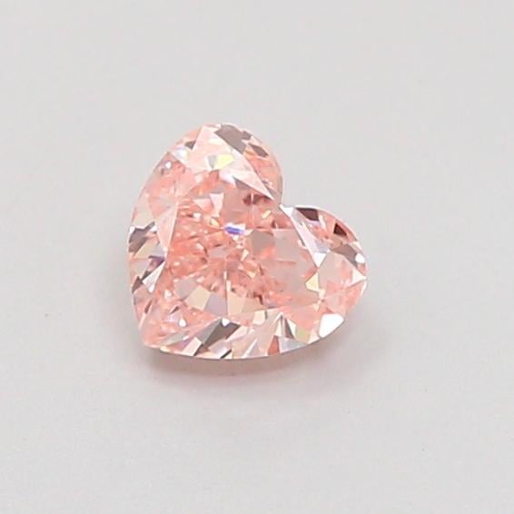 0.33 Ct. Fancy Intense Brownish Pink Heart Lab Grown Diamond