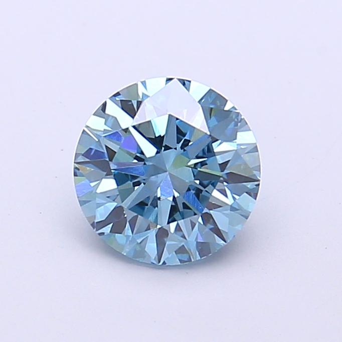 1.06 Ct. Fancy Vivid  Blue Round Lab Grown Diamond