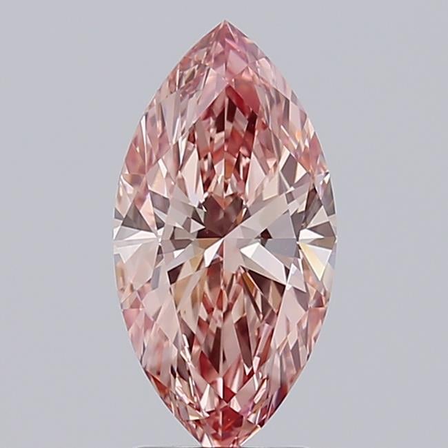 2.07 Ct. Fancy Intense Pink Marquise Lab Grown Diamond