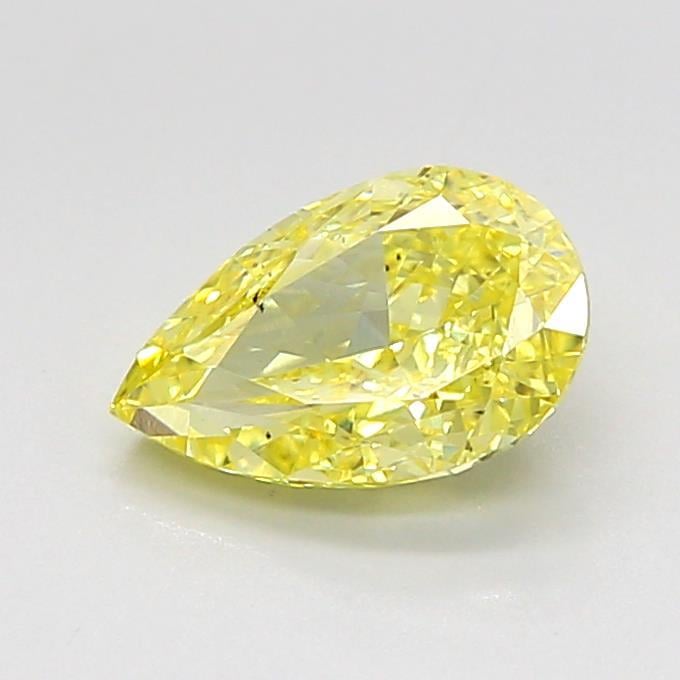1.10 Ct. Fancy Intense Yellow Pear Lab Grown Diamond