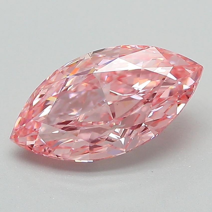 2.04 Ct. Fancy Vivid Pink Marquise Lab Grown Diamond