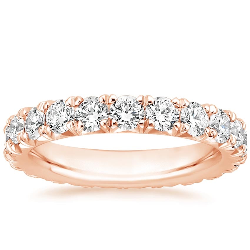 14K Rose Gold Ellora Eternity Diamond Ring (1 3/4 ct. tw.), large top view