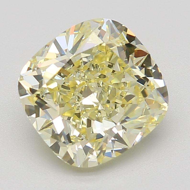 2.36 Ct. Fancy Yellow Cushion Diamond