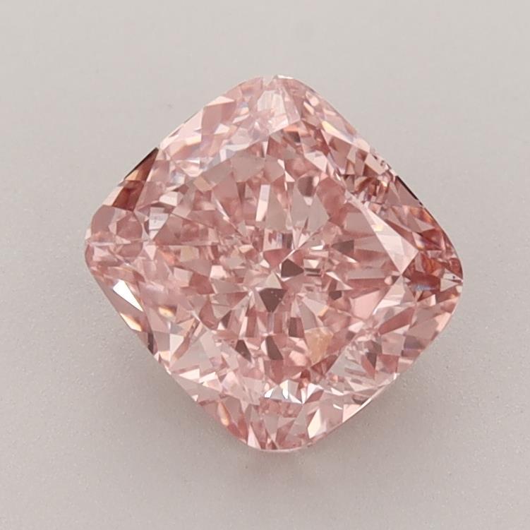 1.59 Ct. Fancy Intense Pink Cushion Lab Grown Diamond