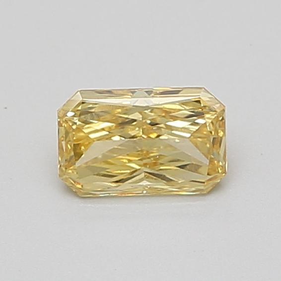 0.57 Ct. Fancy Vivid Yellow Radiant Lab Grown Diamond