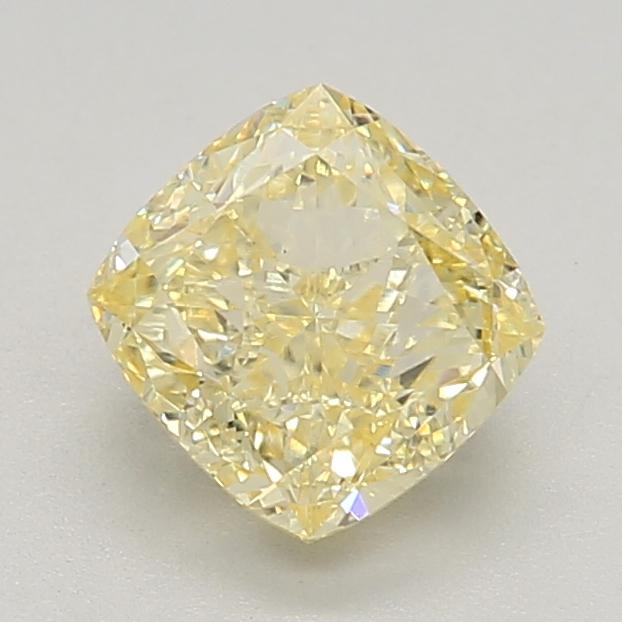 1.42 Ct. Fancy Intense Yellow Cushion Lab Grown Diamond