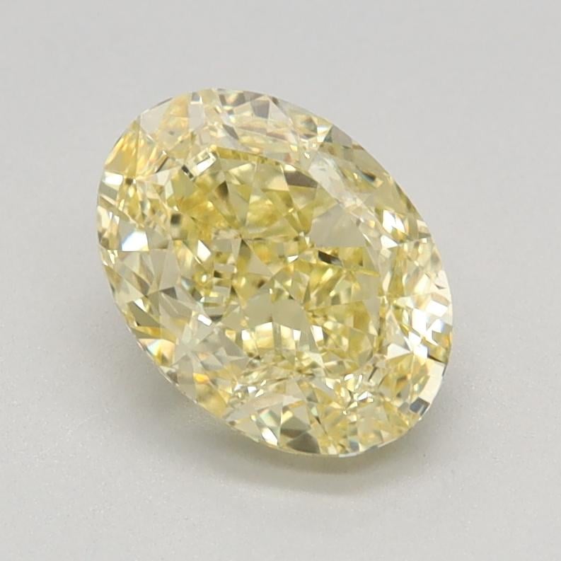 1.19 Ct. Fancy Intense Yellow Oval Lab Grown Diamond