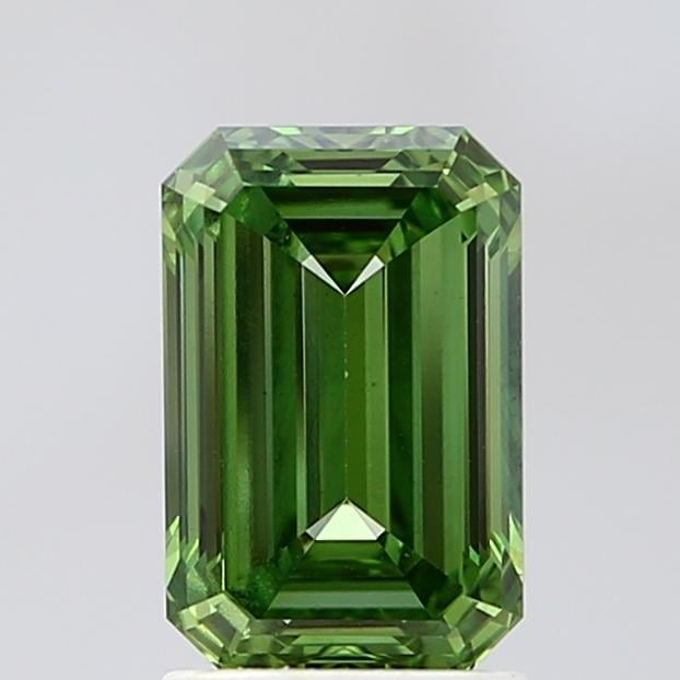 2.00 Ct. Fancy Vivid Green Emerald Lab Grown Diamond