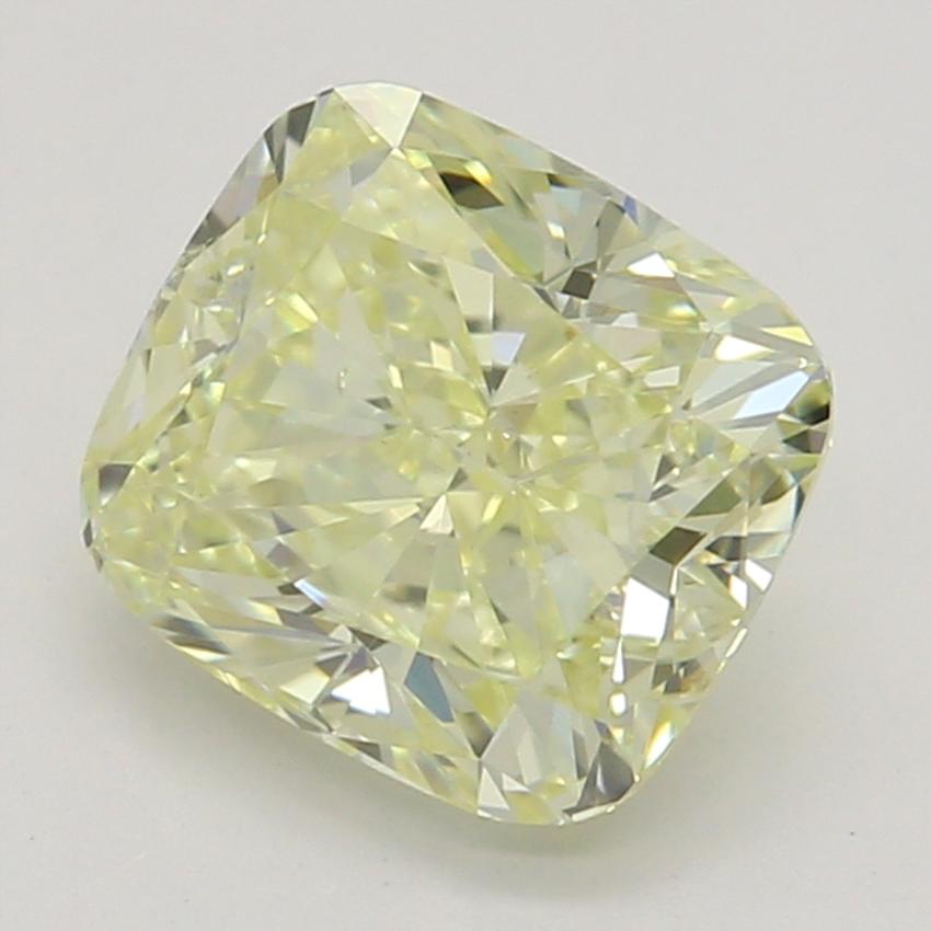1.01 Ct. Fancy Light Yellow Cushion Diamond