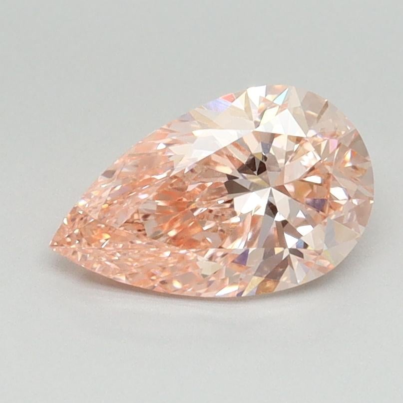 1.04 Ct. Fancy Vivid Pink Pear Lab Grown Diamond