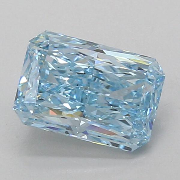 1.57 Ct. Fancy Vivid Blue Radiant Lab Grown Diamond