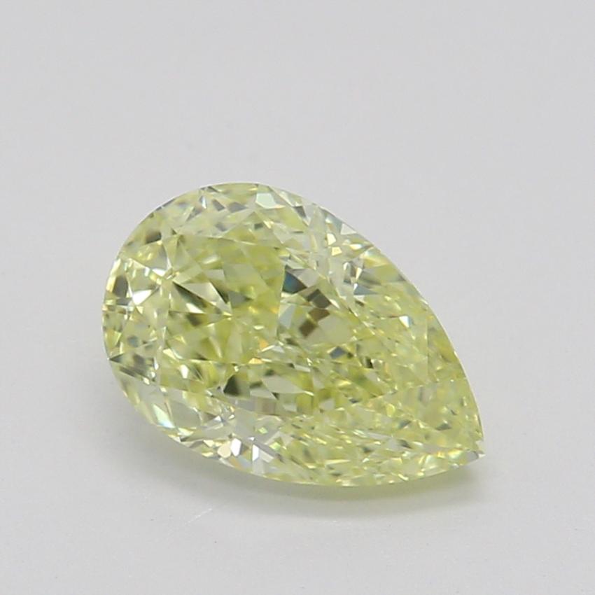 0.54 Ct. Fancy Light Yellow Pear Diamond