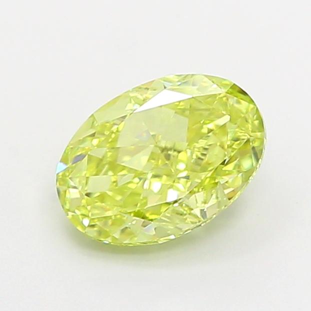1.19 Ct. Fancy Intense Yellow Oval Lab Grown Diamond