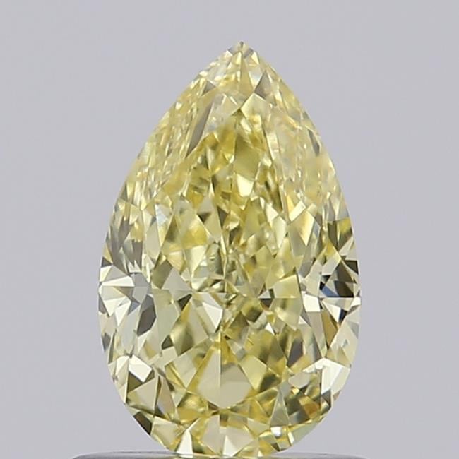 0.79 Ct. Fancy Light Yellow Pear Lab Grown Diamond