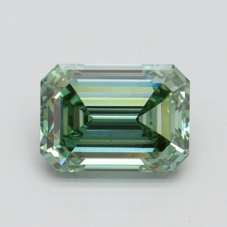 1.02 Ct. Fancy Vivid Green Emerald Lab Grown Diamond