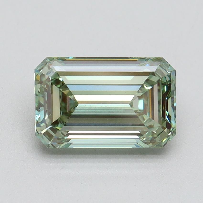 1.52 Ct. Fancy Vivid Green Emerald Lab Grown Diamond