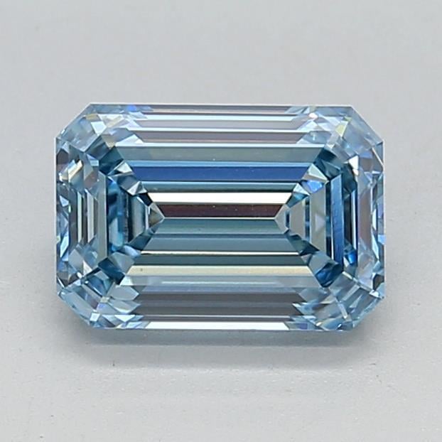 2.02 Ct. Fancy Intense Blue Emerald Lab Grown Diamond