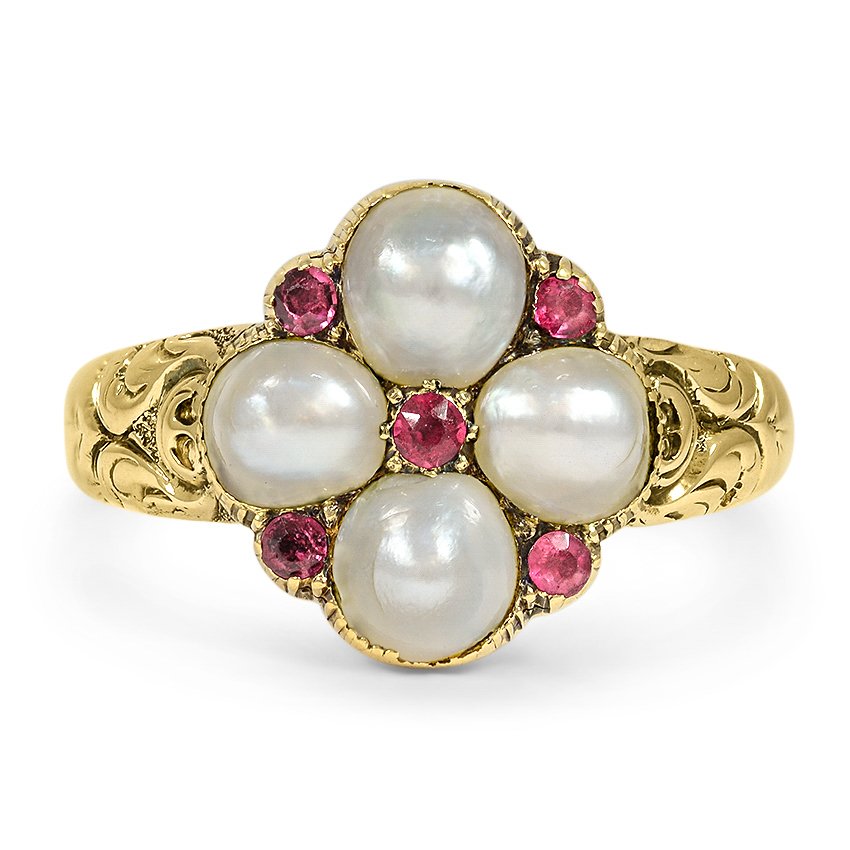 Georgian Pearl Vintage Ring