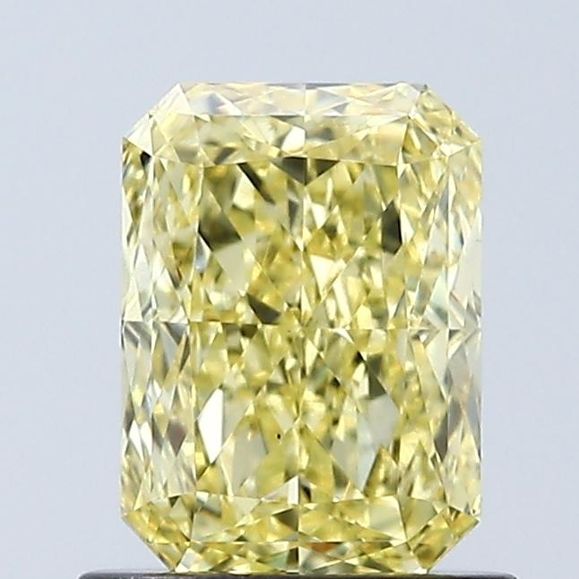 1.04 Ct. Fancy Vivid Yellow Radiant Lab Grown Diamond