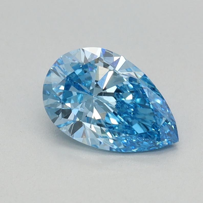 0.50 Ct. Fancy Vivid Blue Pear Lab Grown Diamond
