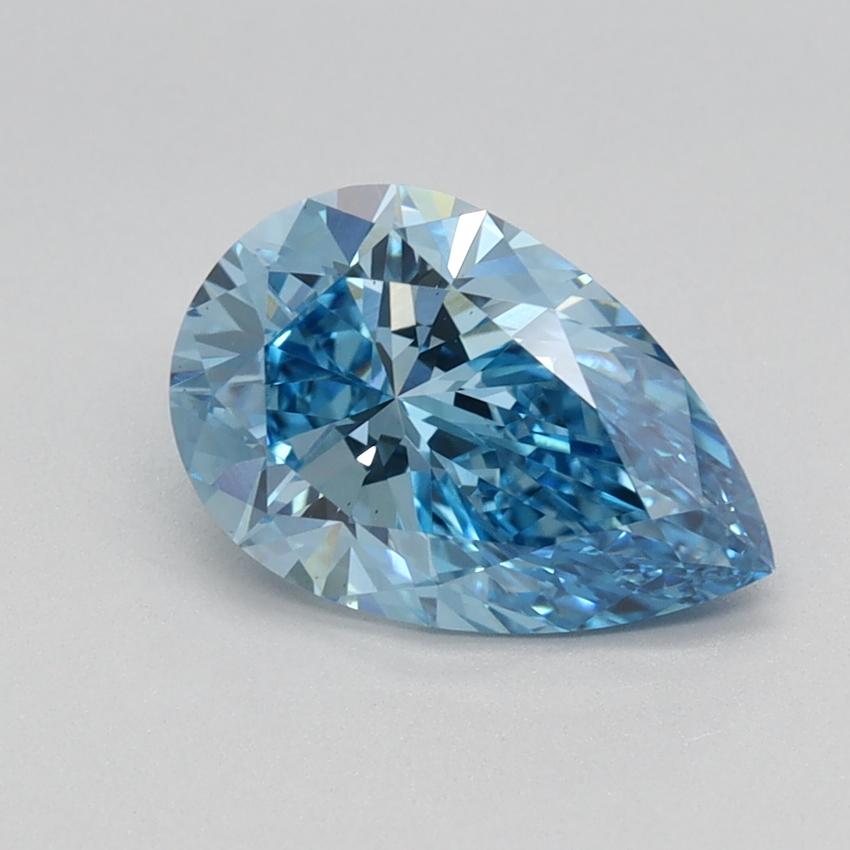 1.40 Ct. Fancy Vivid Blue Pear Lab Grown Diamond