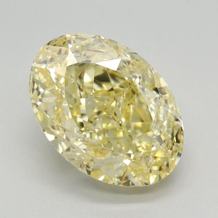 2.01 Ct. Fancy Intense Yellow Oval Lab Grown Diamond