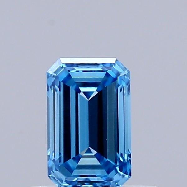 0.43 Ct. Fancy Vivid Blue Emerald Lab Grown Diamond