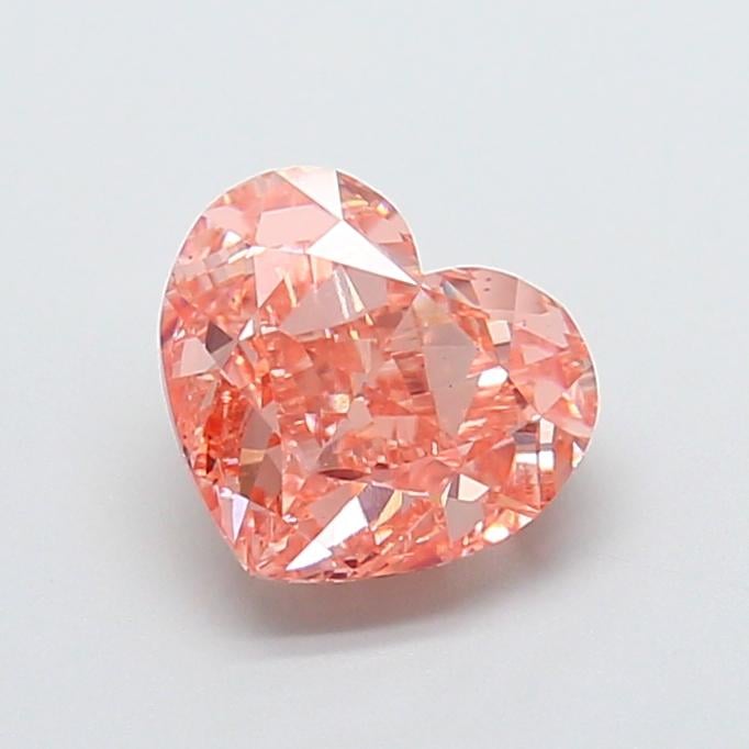 2.51 Ct. Fancy Intense Brown Pink Heart Lab Grown Diamond