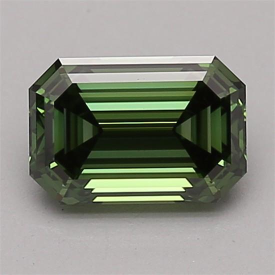 1.04 Ct. Fancy Vivid Green Emerald Lab Grown Diamond