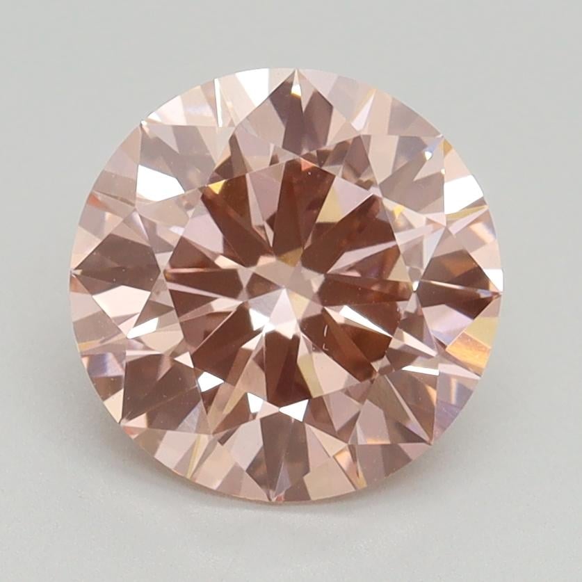 2.00 Ct. Fancy Intense Pink Round Lab Grown Diamond