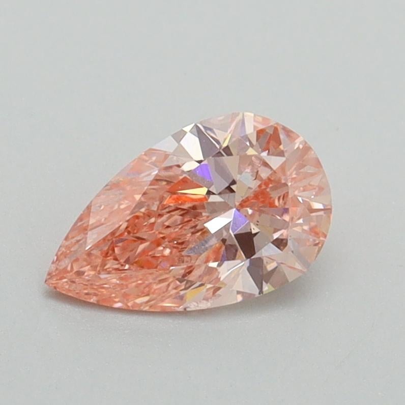0.70 Ct. Fancy Intense Pink Pear Lab Grown Diamond
