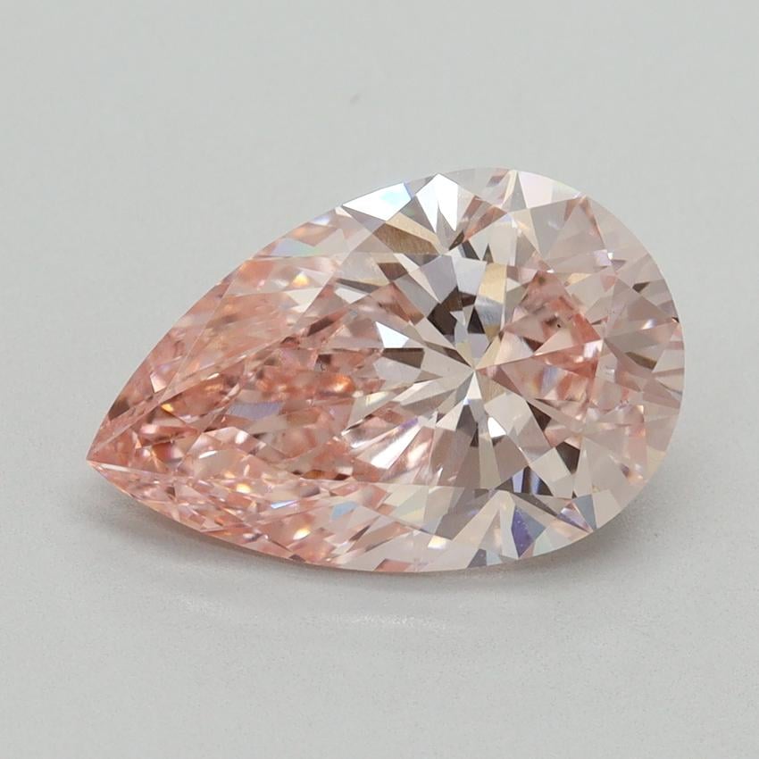 3.01 Ct. Fancy Intense Pink Pear Lab Grown Diamond