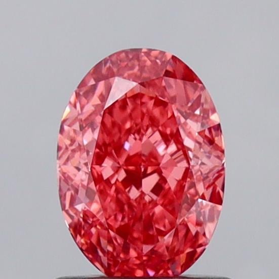 1.07 Ct. Fancy Vivid  Pink Oval Lab Grown Diamond