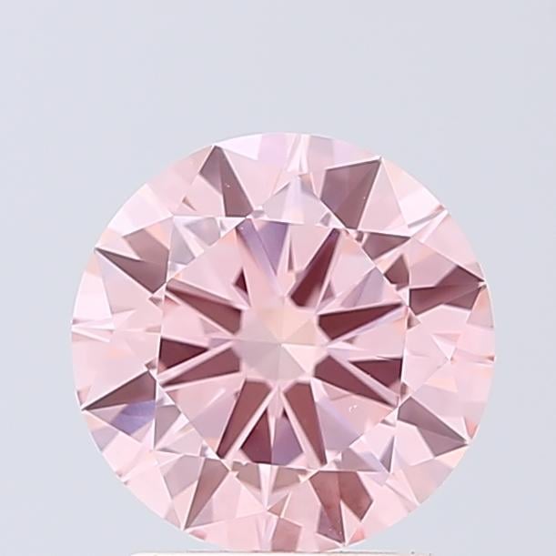 2.00 Ct. Fancy Intense Pink Round Lab Grown Diamond