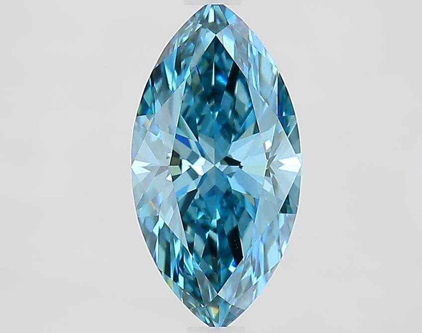1.81 Ct. Fancy Vivid Blue Marquise Lab Grown Diamond